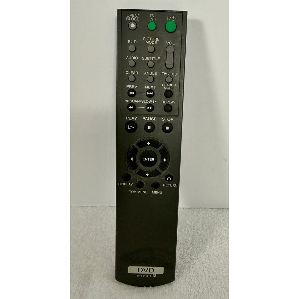 Sony RMT-D126A DVD Player Remote Control OEM Tested - Picture 2 of 4